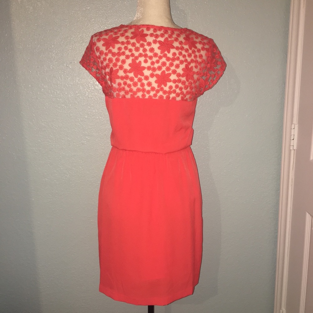 Guess Slip On Embroidered Dress Tie Waist Stretch - Picture 3 of 5